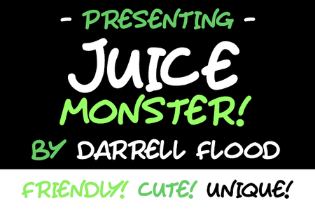 Juice Monster font